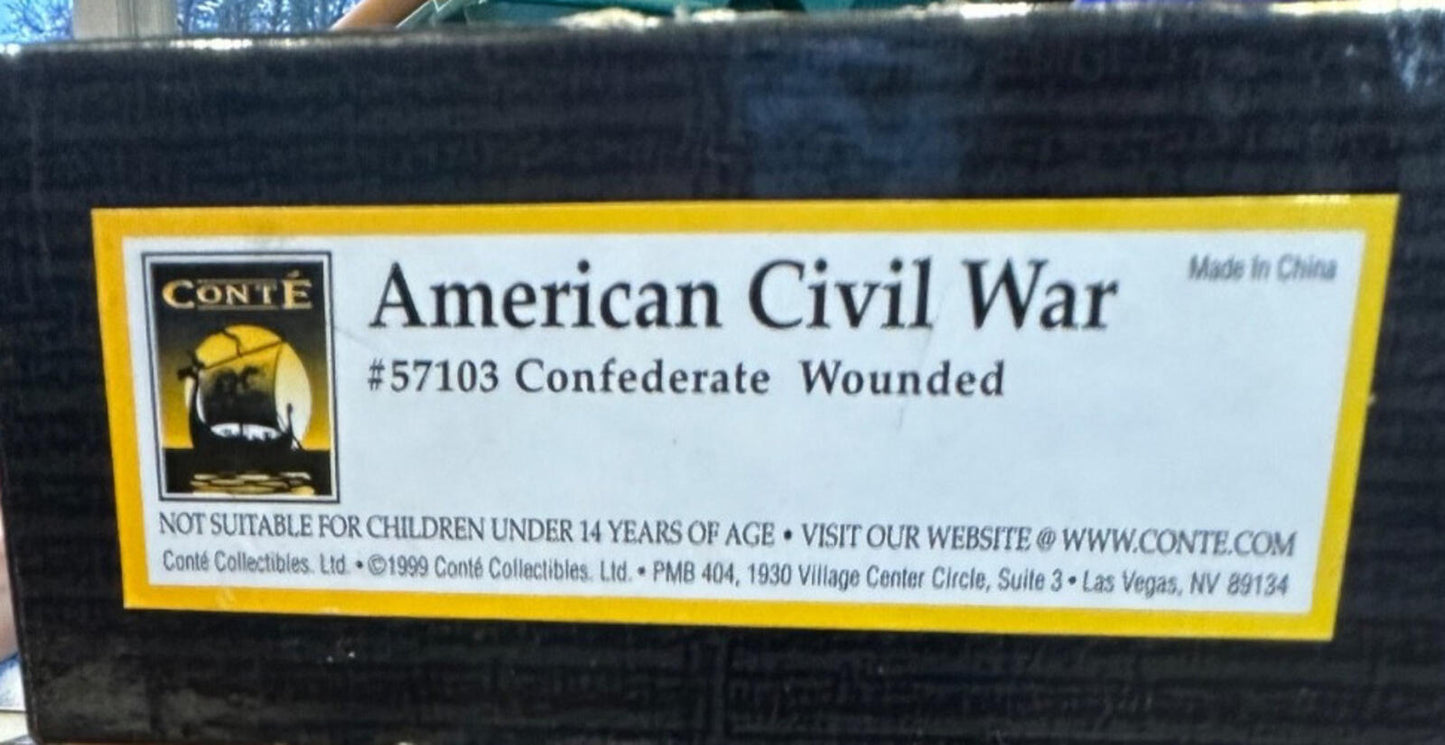 Conte American Civil War 57103 Confederate Wounded 54mm new boxed 3 figures