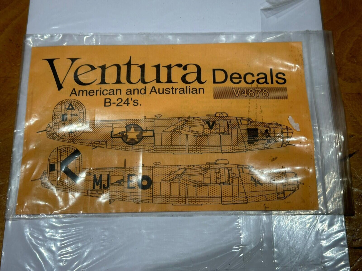 VENTURA DECALS 1/48 American & Australian B24's 1/48 Scale New Old Stock