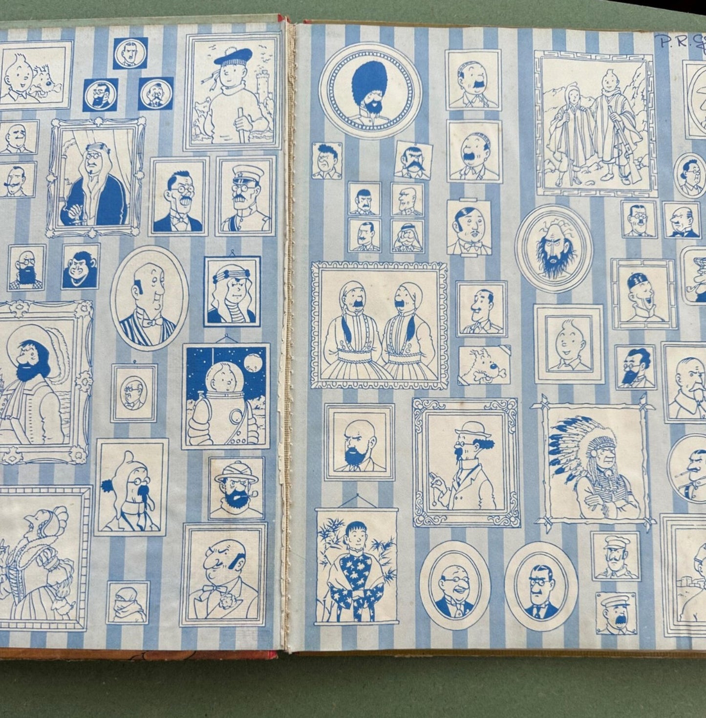Tintin The Shooting Star – First English Edition 1961 Methuen – Hergé –worn
