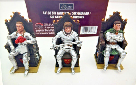 BRITAINS Knights of the Round Table 41138 SIR LANCELOT GALLAHAD GAWAINE NOS 1/32