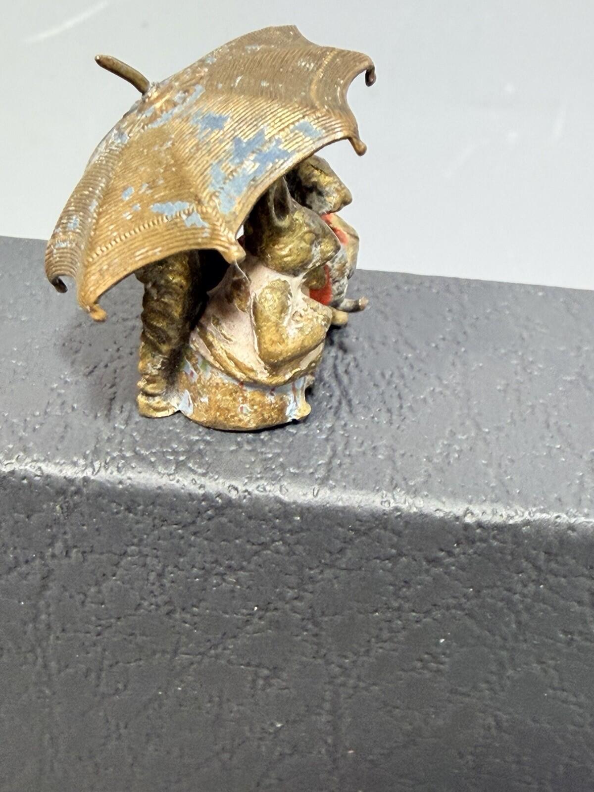 Tommy Tiptoe Miniature Cold Painted Bronze Figure - Unsigned - Beatrix Potter