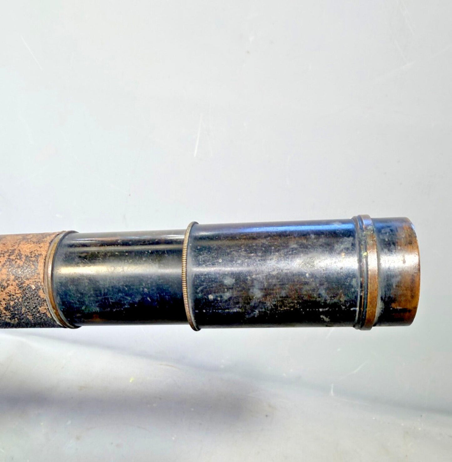 Antique W.W. Greener Birmingham Brass Telescope Spyglass Victorian Gunmaker