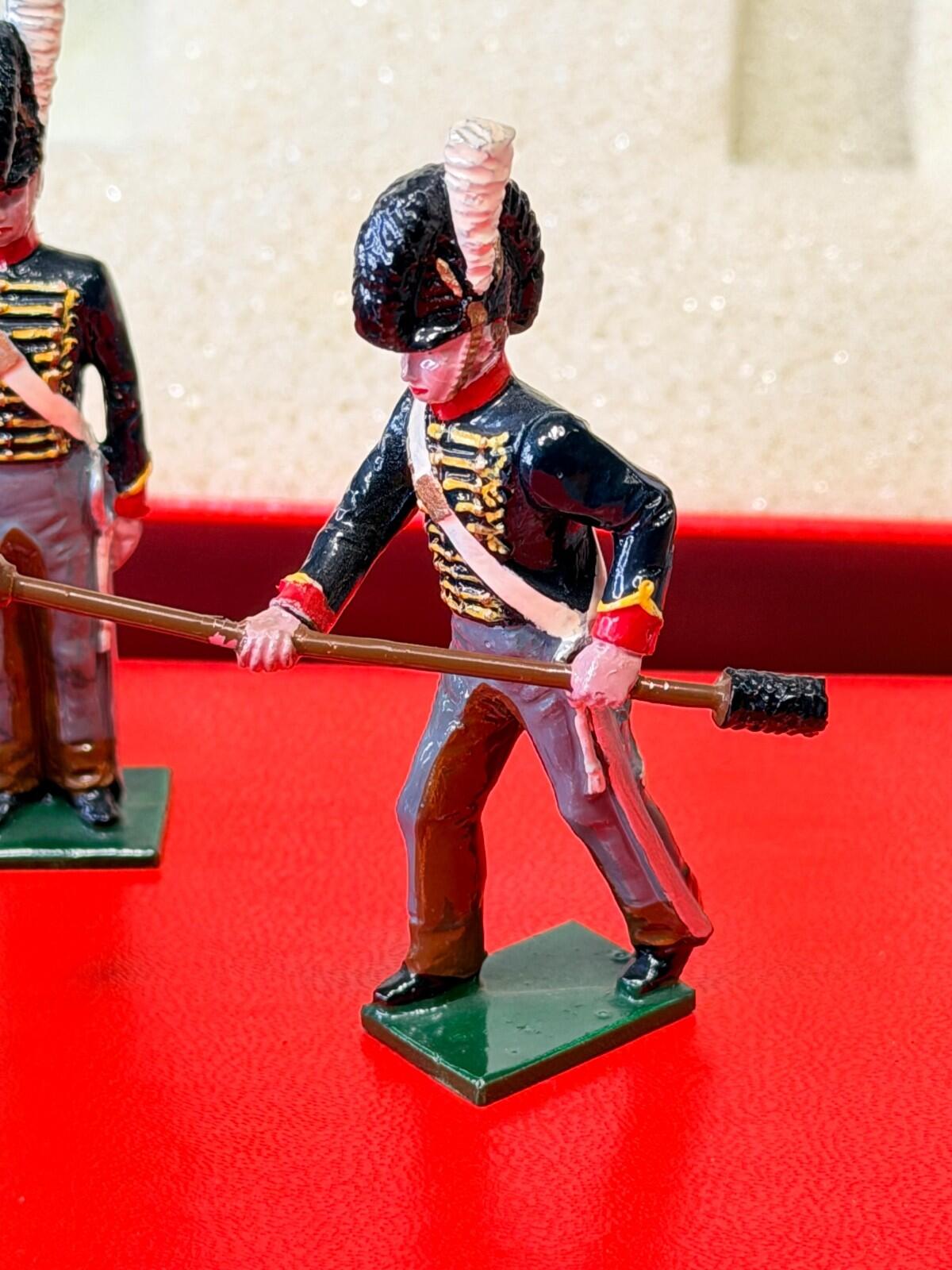 Tradition Toy Soldiers B2 Royal Horse Artillery 1815 Gun Set Metal Figures Boxed
