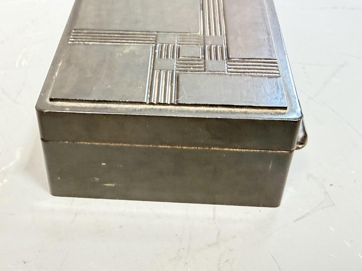 Vintage Bakelite Cigarette - Playing Card Case - Made in England Art Deco Style