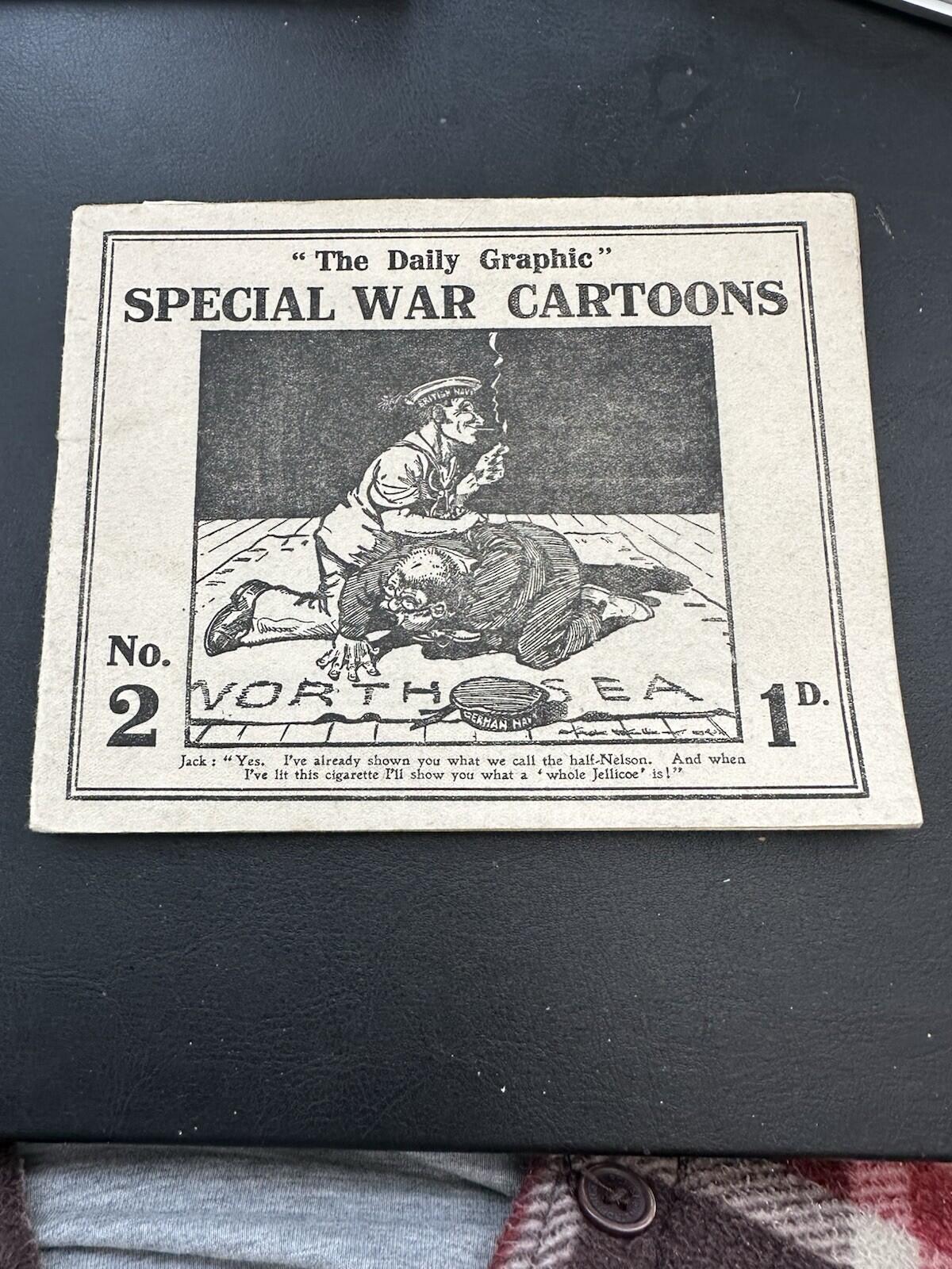 Daily Graphic Special War Cartoons Great WWI 1915 Booklet 23 Cartoons