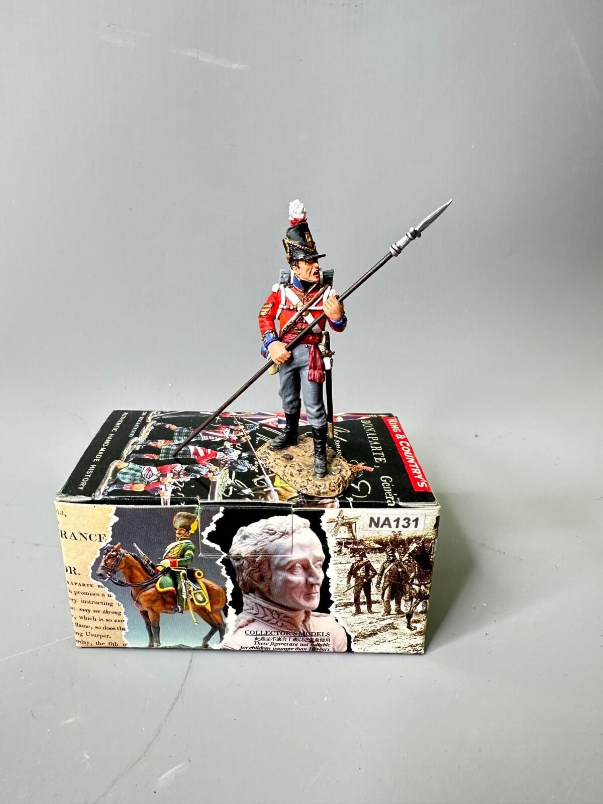 napoleonic NA 131 British with pike at ready new KING & COUNTRY