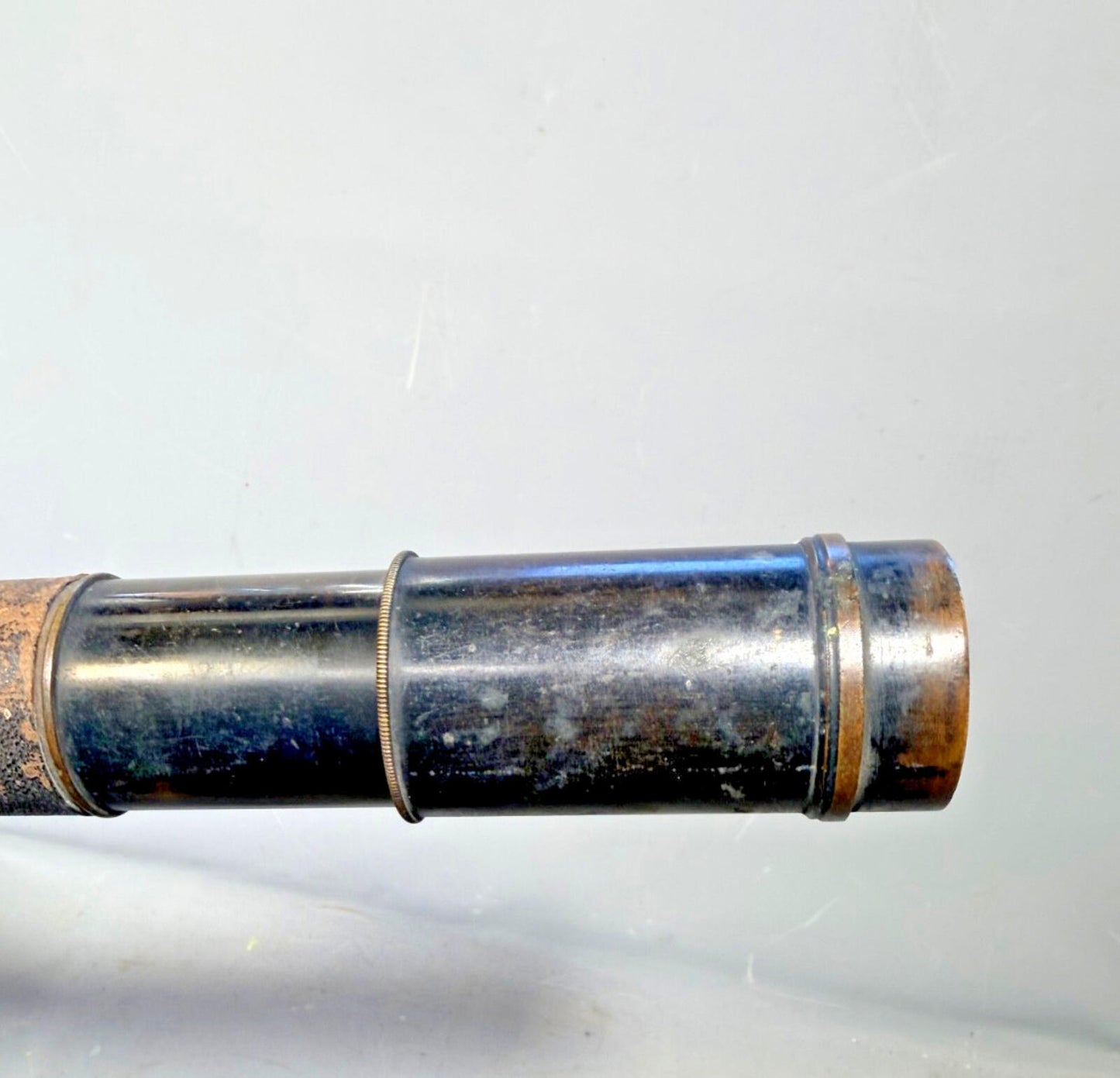 Antique W.W. Greener Birmingham Brass Telescope Spyglass Victorian Gunmaker