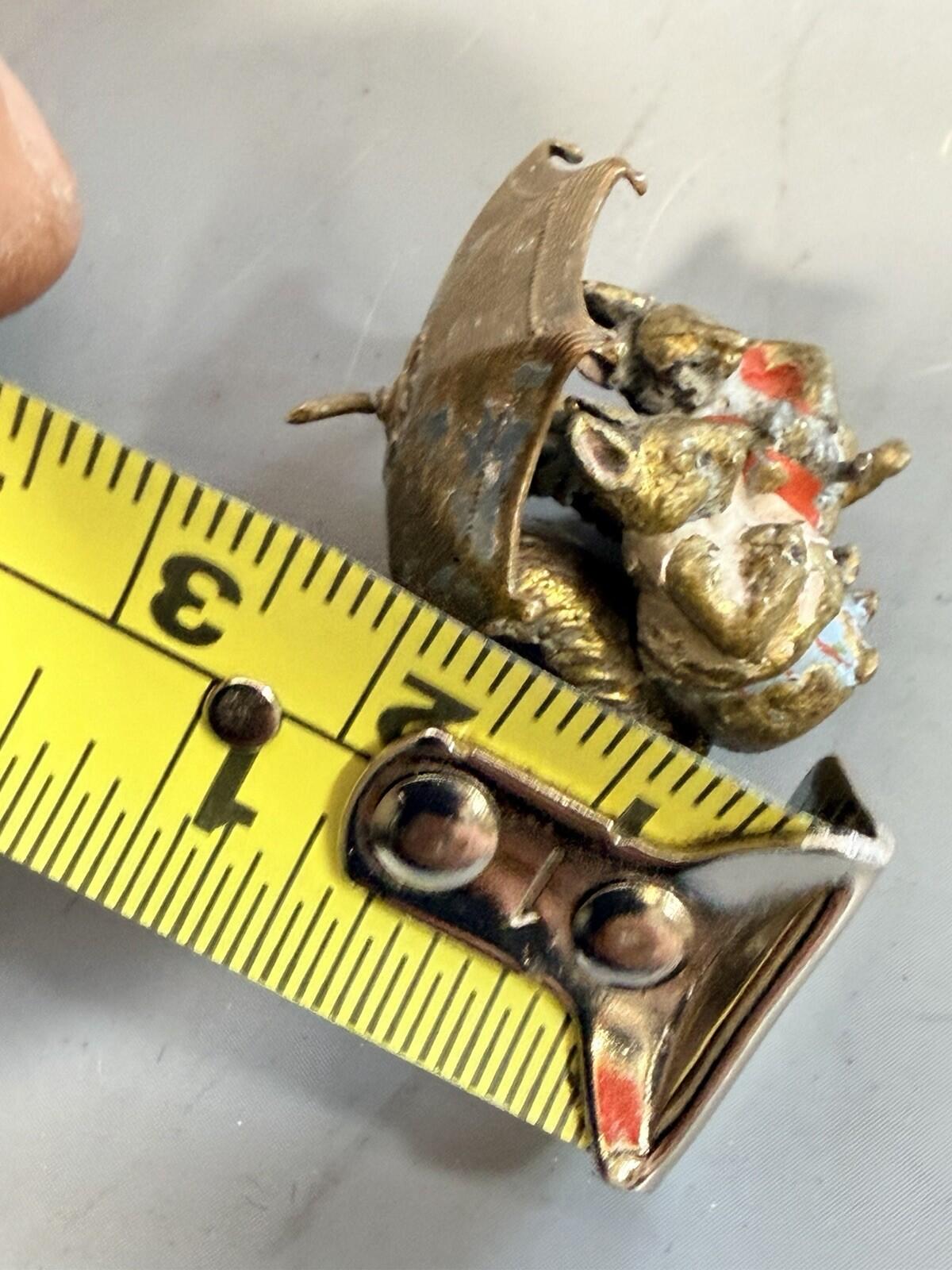 Tommy Tiptoe Miniature Cold Painted Bronze Figure - Unsigned - Beatrix Potter