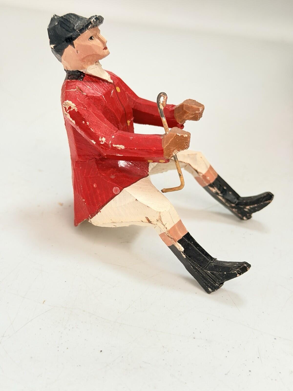 Forest Toys Brockenhurst rare hand carved hunt with fox Frank Whittingtons