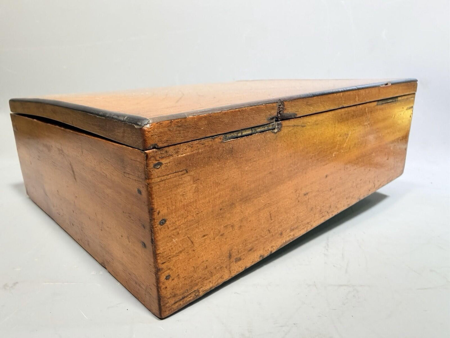 Reeves & Son Cheapside Mahogany Artist Paint Box Victorian Upcycle 19th C