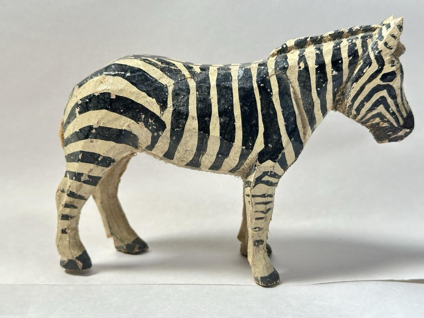 Forest Toys of Brockenhurst: Zebra  Very Rare HAND CARVED Frank Whittington -