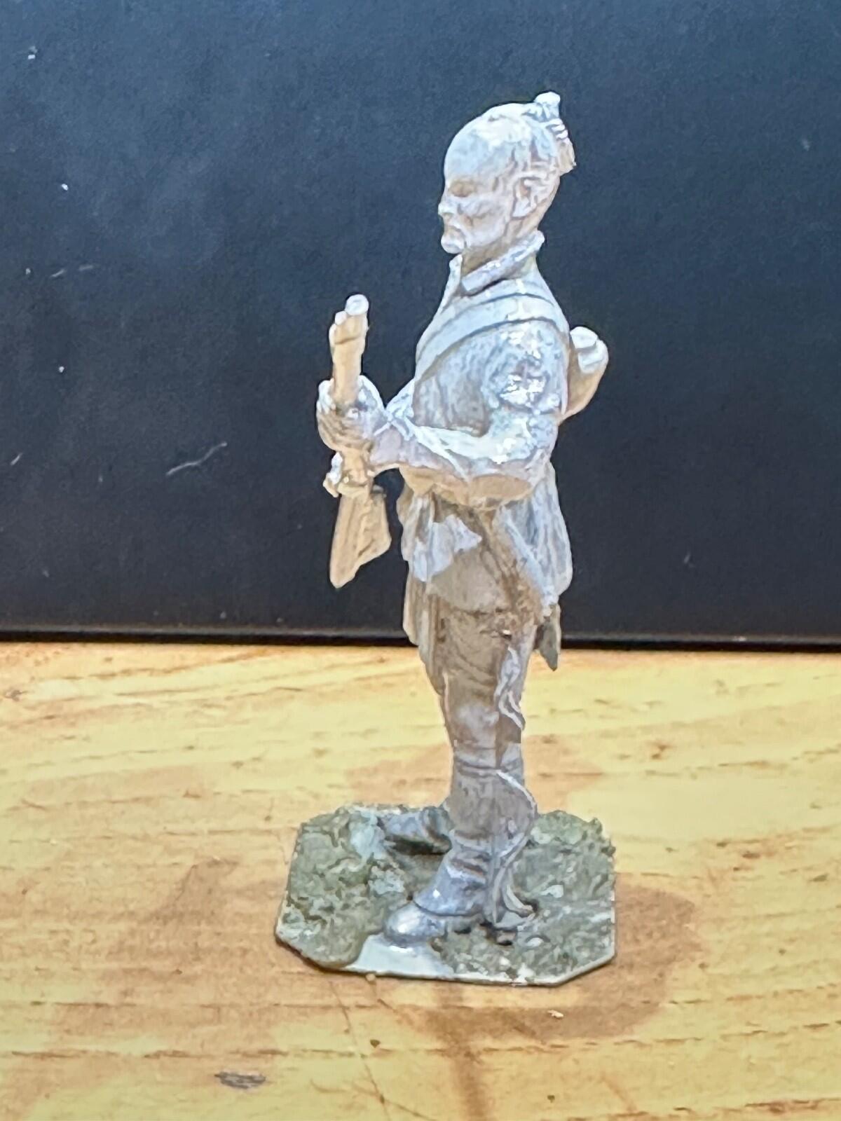 red Indian mohicans  toy soldier 54mm lead vintage rose Hinton hunt