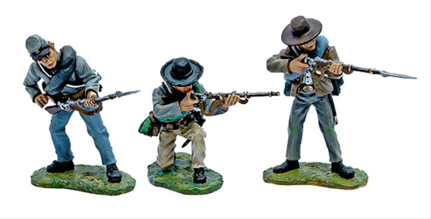 Britains soldiers AMERICAN CIVIL WAR #17529 CONFEDERATE FIRING LINE 54MM NEW
