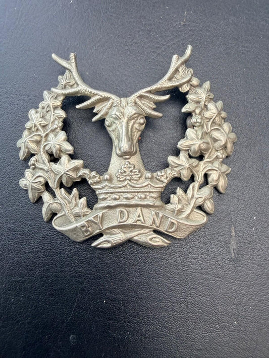 Gordon Highlanders Cap Badge WW1 WW2 Scottish Regiment British Army