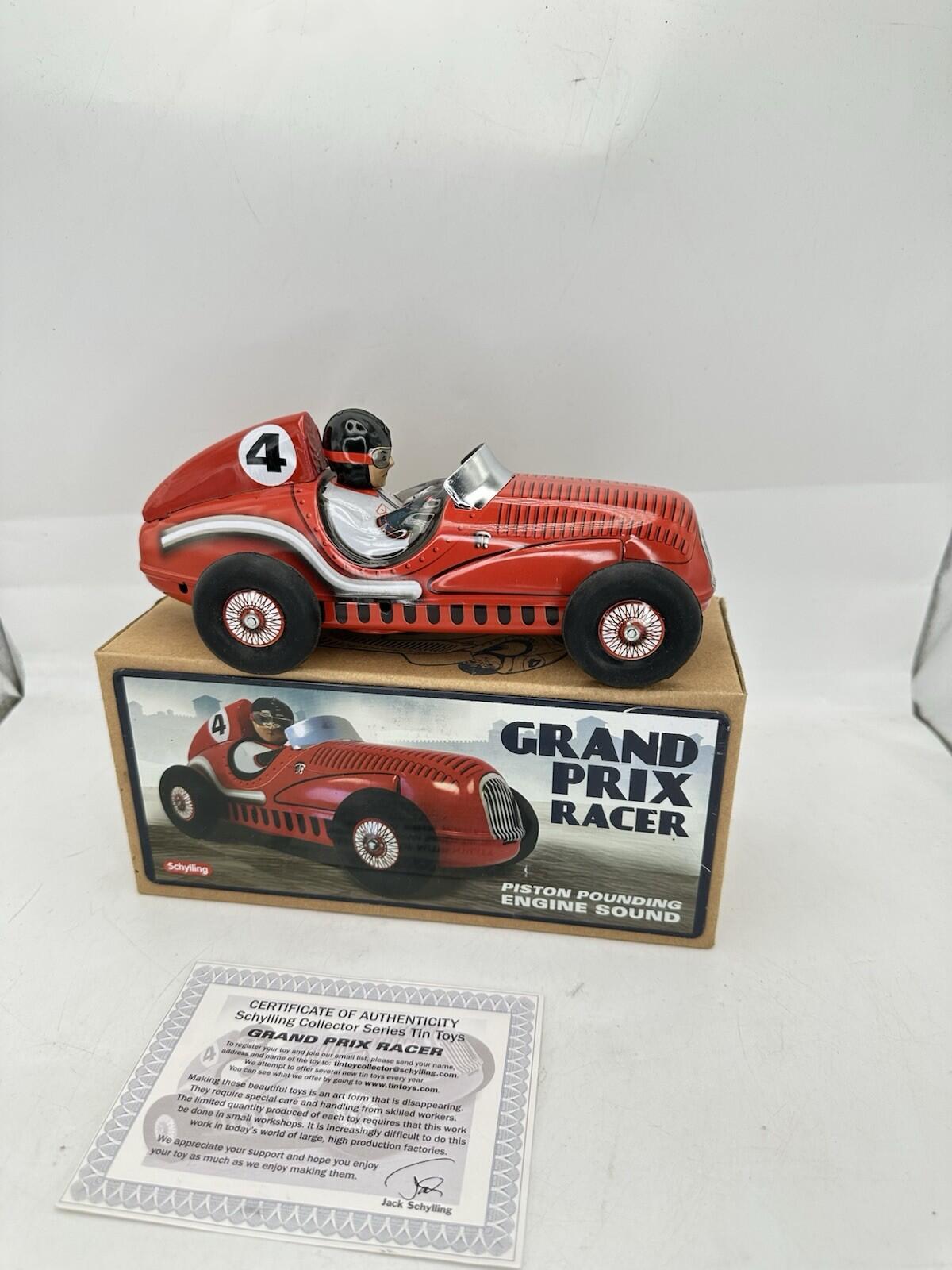SCHYLLING Plate Grand Prix Race Car With Piston Sound Friction Power