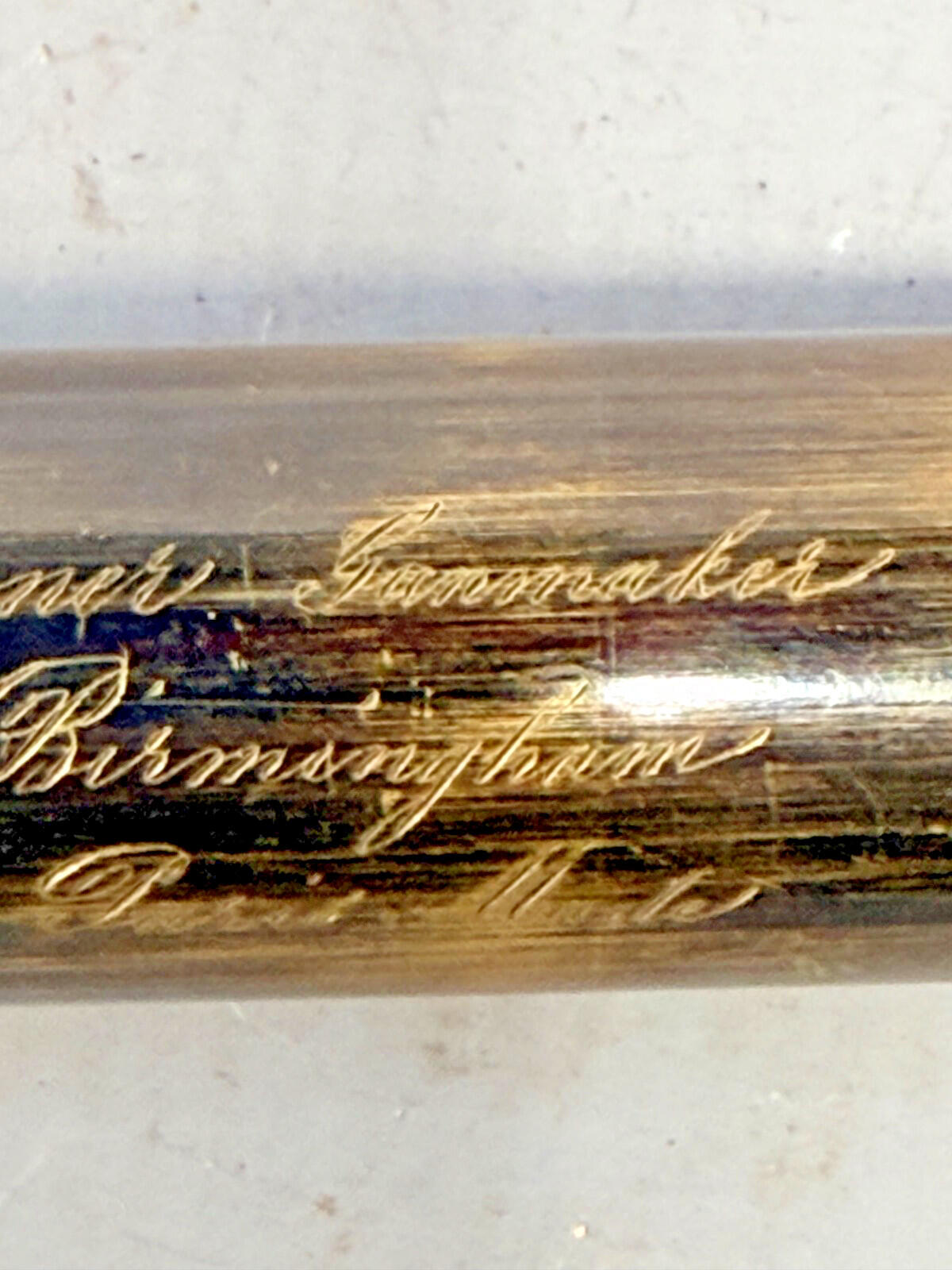 Antique W.W. Greener Birmingham Brass Telescope Spyglass Victorian Gunmaker