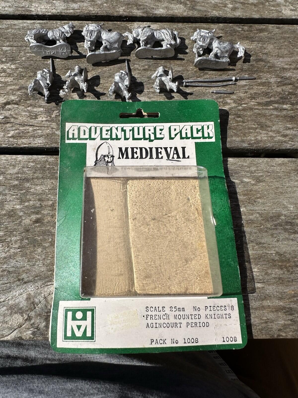 Medieval Knights From Agincourt Era Mint BoxedHinchliffe Models 25mm