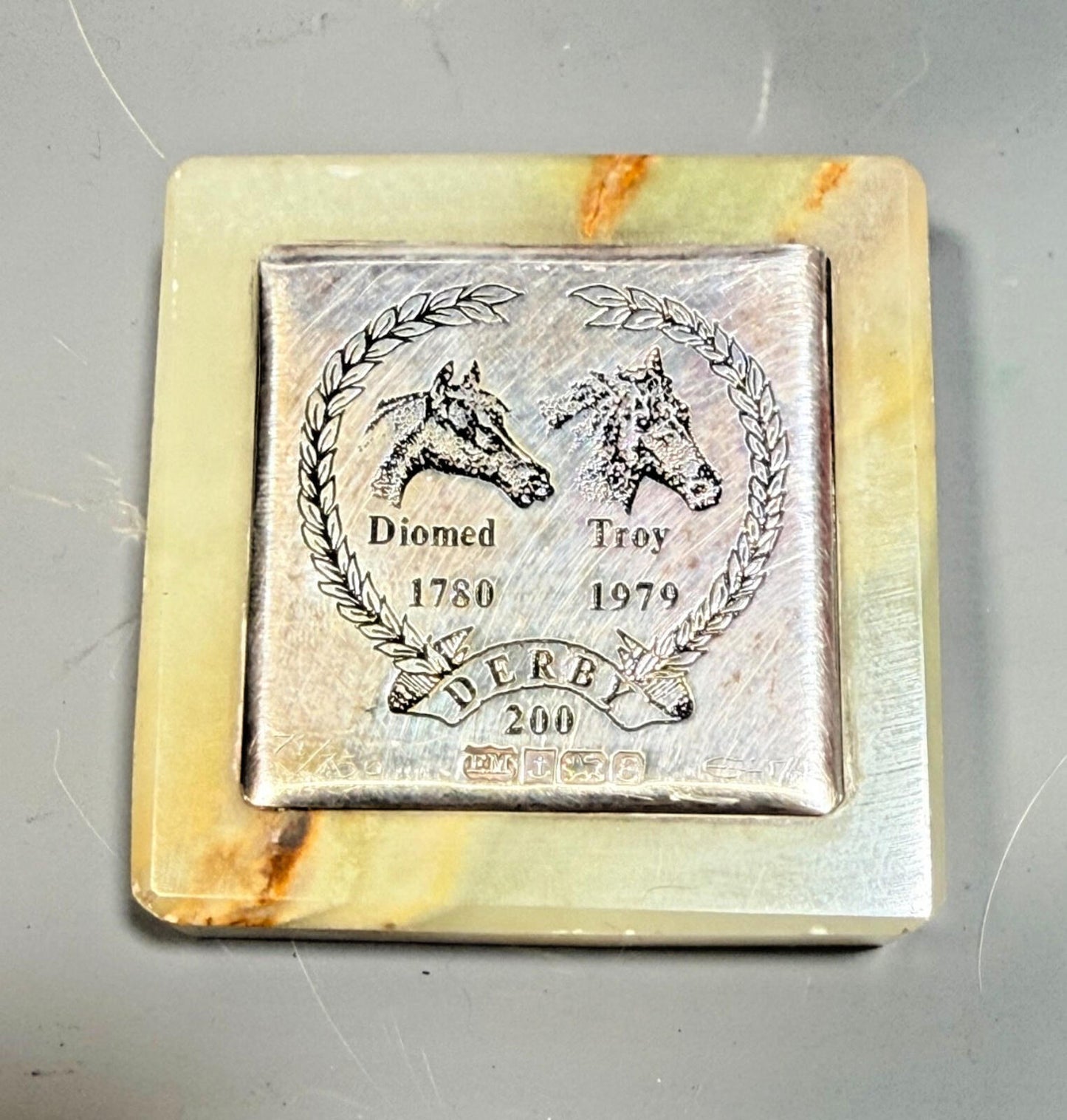 Derby 200 Commemorative Solid Silver Plaque – Limited Edition 71/750 – 1780–1980