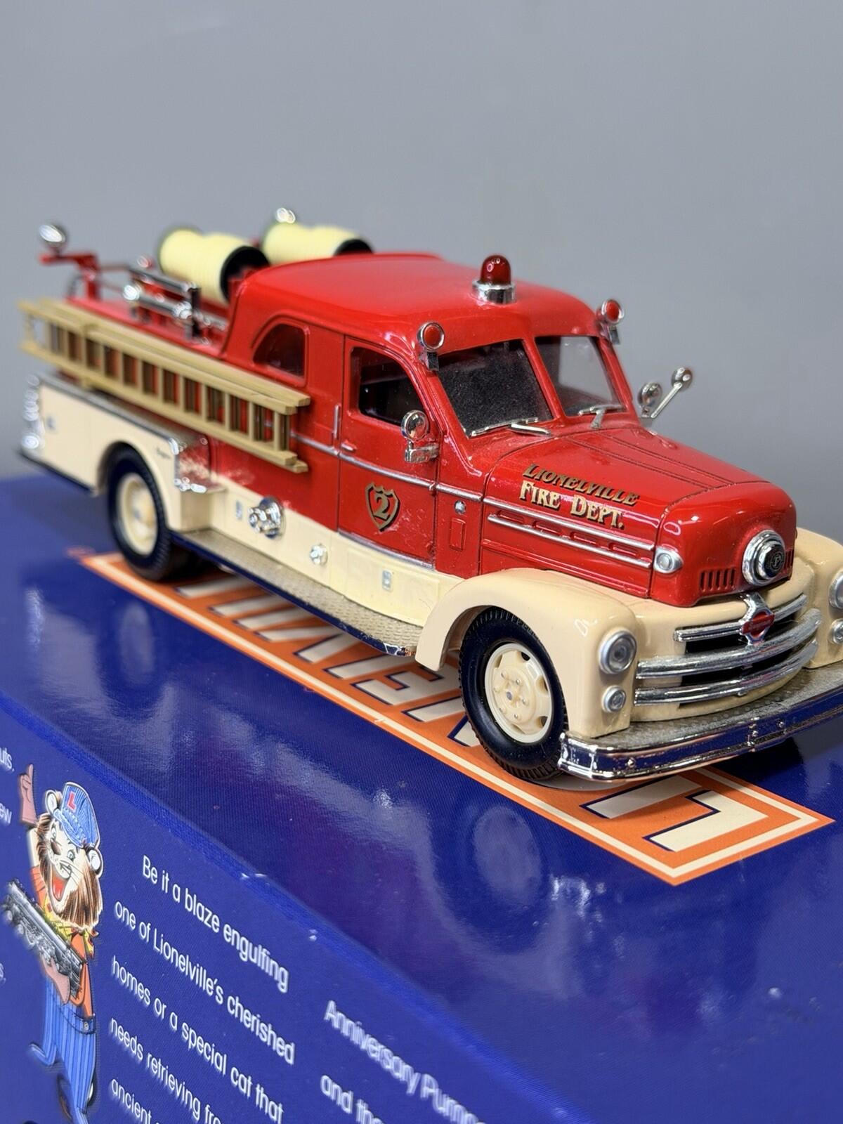 CORGI LIONELVILLE SEAGRAVE 70TH ANNIVERSARY FIRE ENGINE Mint In Box