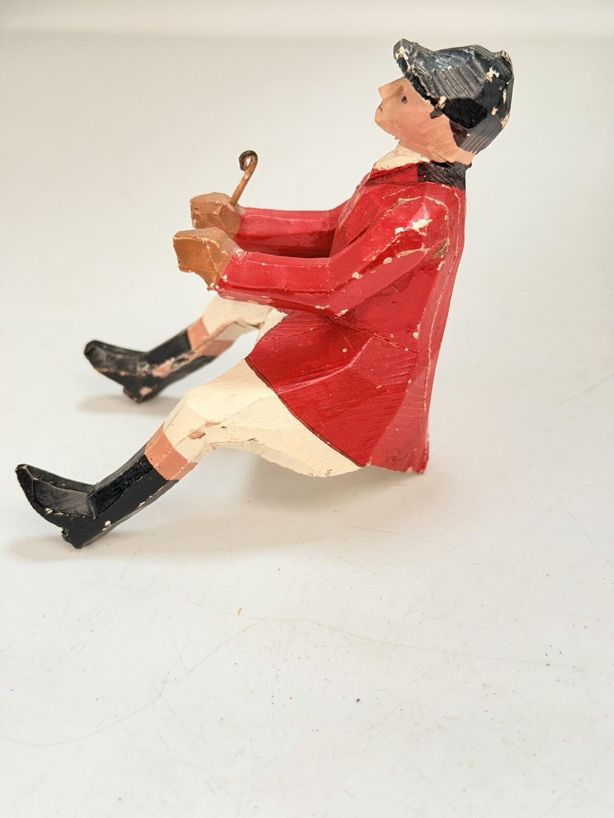 Forest Toys Brockenhurst rare hand carved hunt with fox Frank Whittingtons