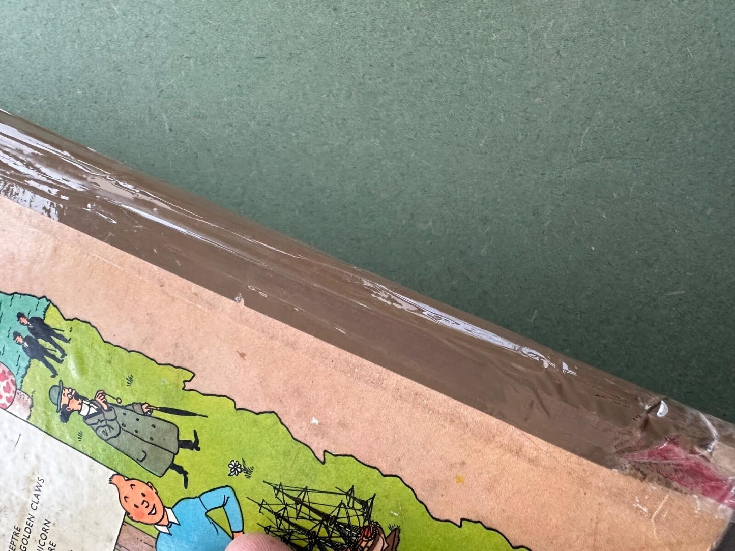 Tintin King Ottokar’s Sceptre – First English Edition 1958 Methuen  Hergé worn