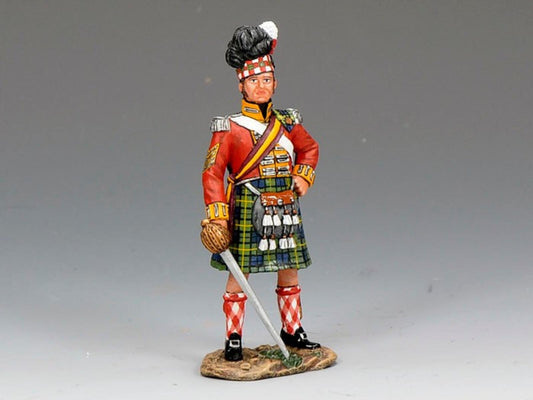 Waterloo Napoleonic GORDON HIGHLANDER SERGEANT  MAJOR NA212 1/30 King & country
