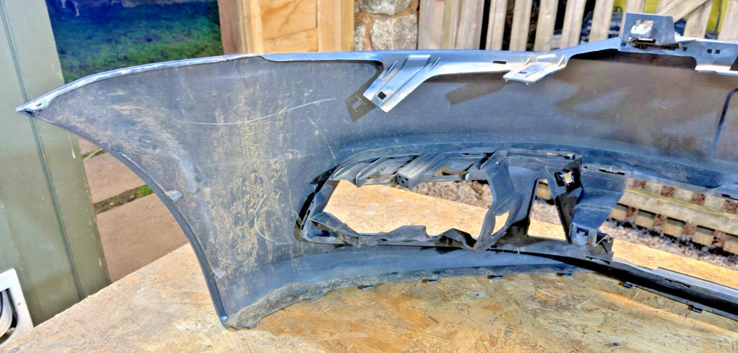 VW POLO 3 DOORS BLUE GT 2015 FRONT BUMPER USED GENUINE