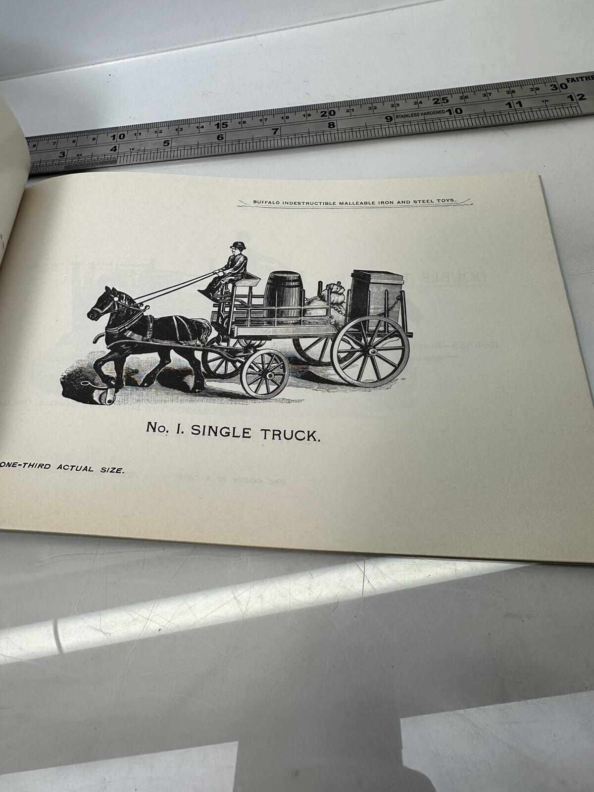 Buffalo Indestructible Malleable Iron and Steel Toys Catalog 1920?s Rare