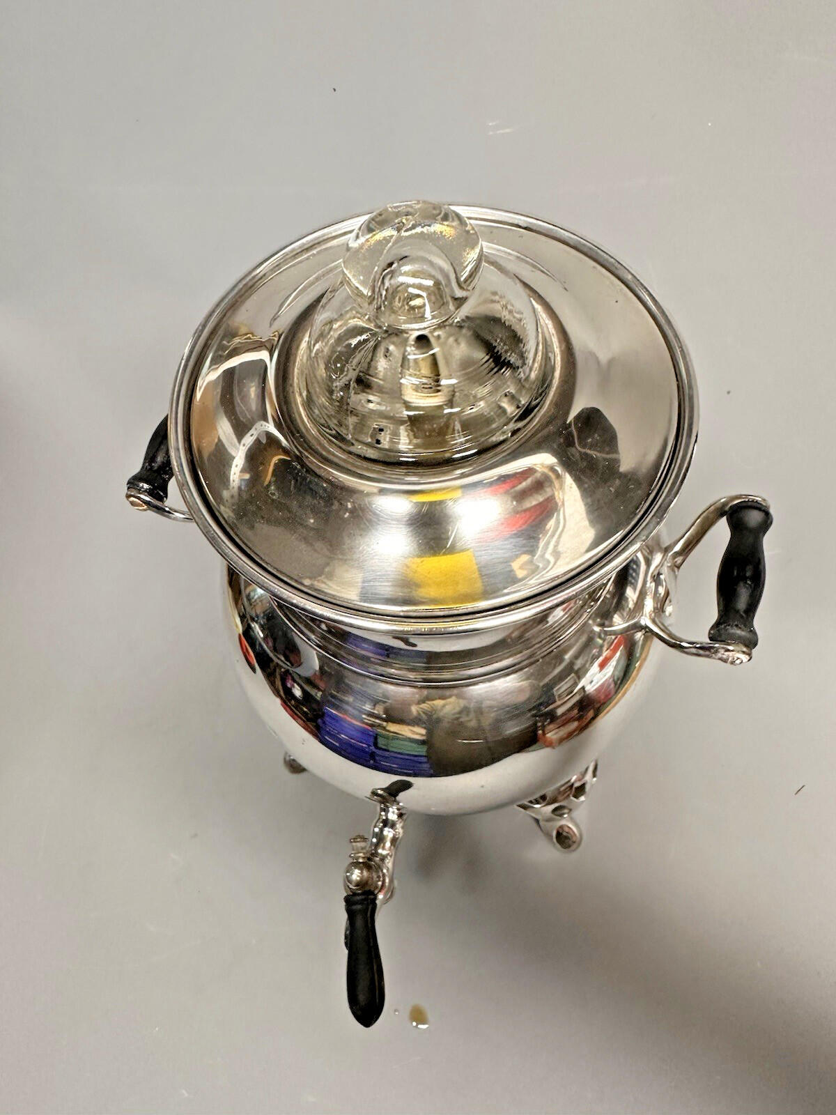 antique Coffee Percolator, Frary & Clark Antique 'Universal' w/ Burner