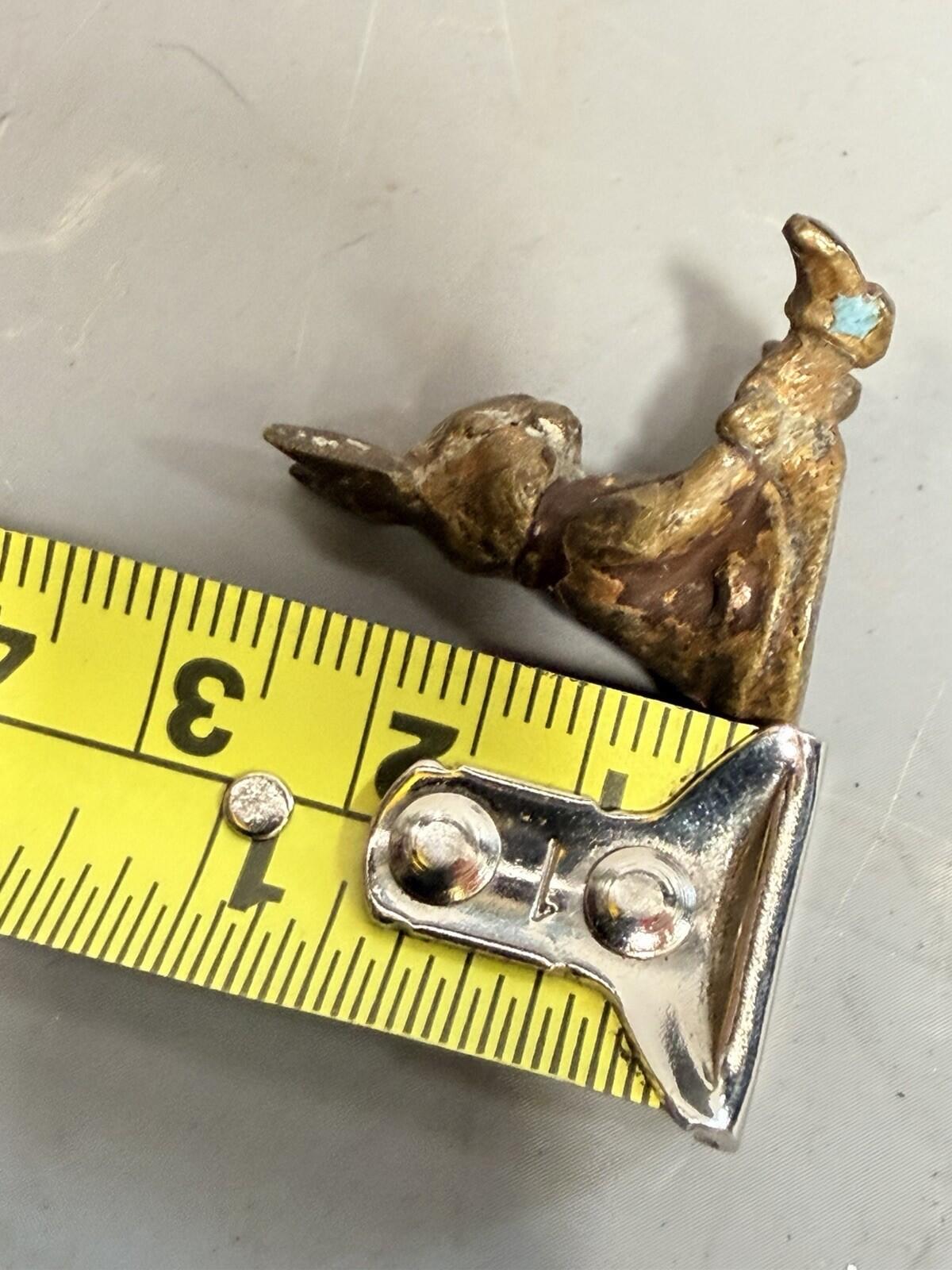 Benjamin Bunny Miniature Cold Painted Bronze Figure - Unsigned - Beatrix Potter