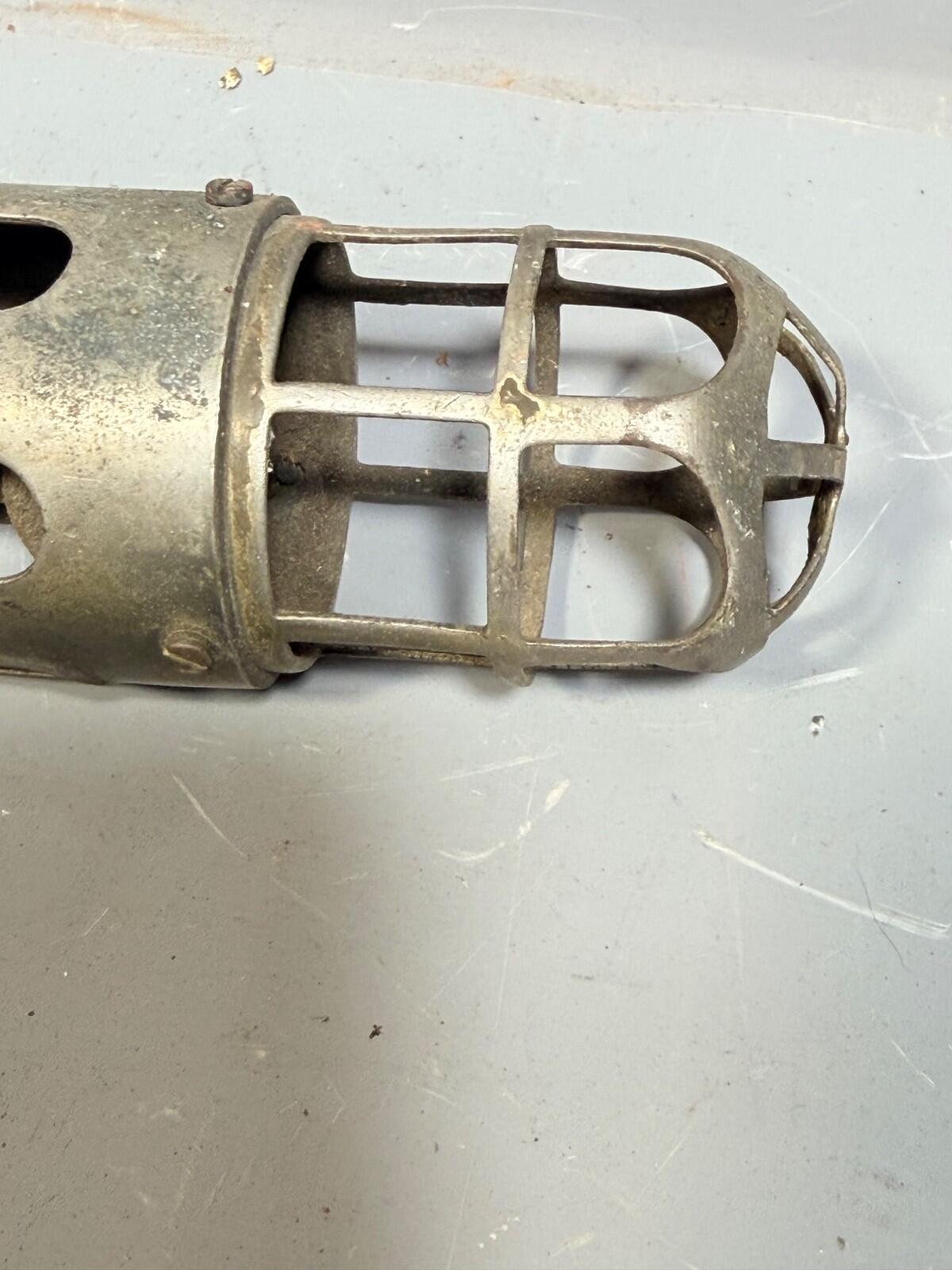 WWII Military “Bird Cage” Inspection Lamp Vintage Trouble Light j Lucas