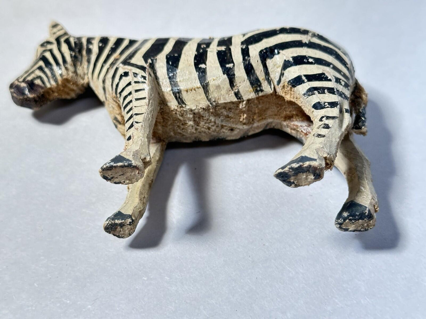Forest Toys of Brockenhurst: Zebra  Very Rare HAND CARVED Frank Whittington -