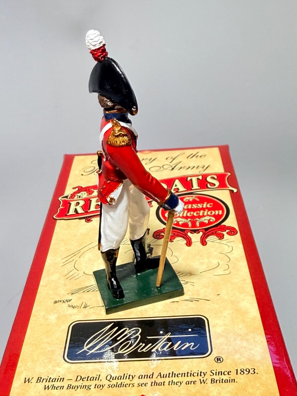 W. BRITAINS #43098 REDCOATS BRITISH OFFICER 1st foot guards 1905 NOS 54MM