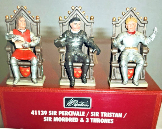 BRITAINS Knights of the Round Table 41139 Sir Percivale Tristan Mordred 54mm MIB
