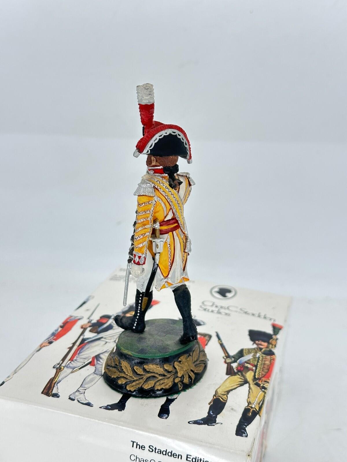 stadden napoleonic figure 90 mm studio paint drum major 5th Warwickshire