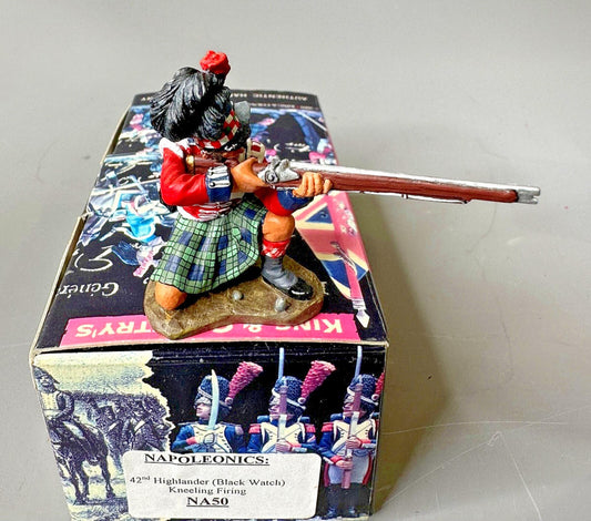 NAPOLEONIC na50 42ND BLACK WATCH HIGHLANDER kneeling firing new KING & COUNTRY