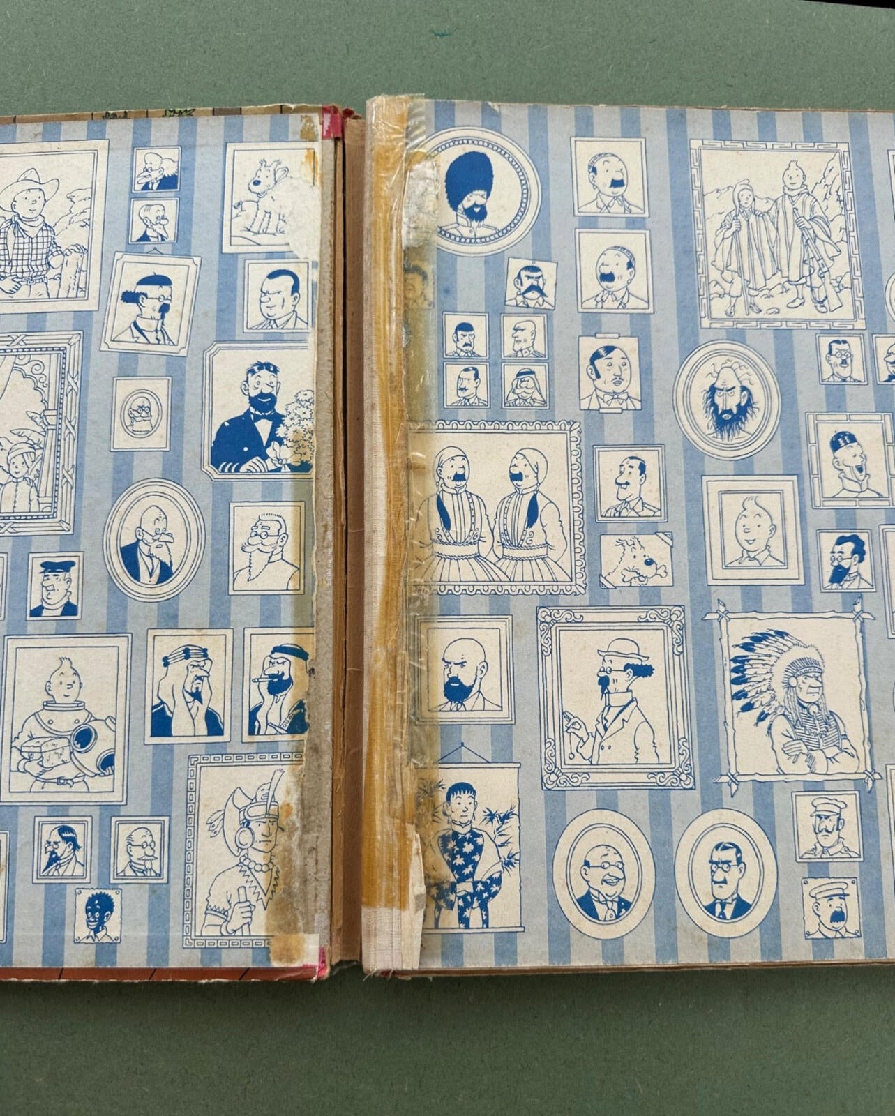 Tintin King Ottokar’s Sceptre – First English Edition 1958 Methuen  Hergé worn