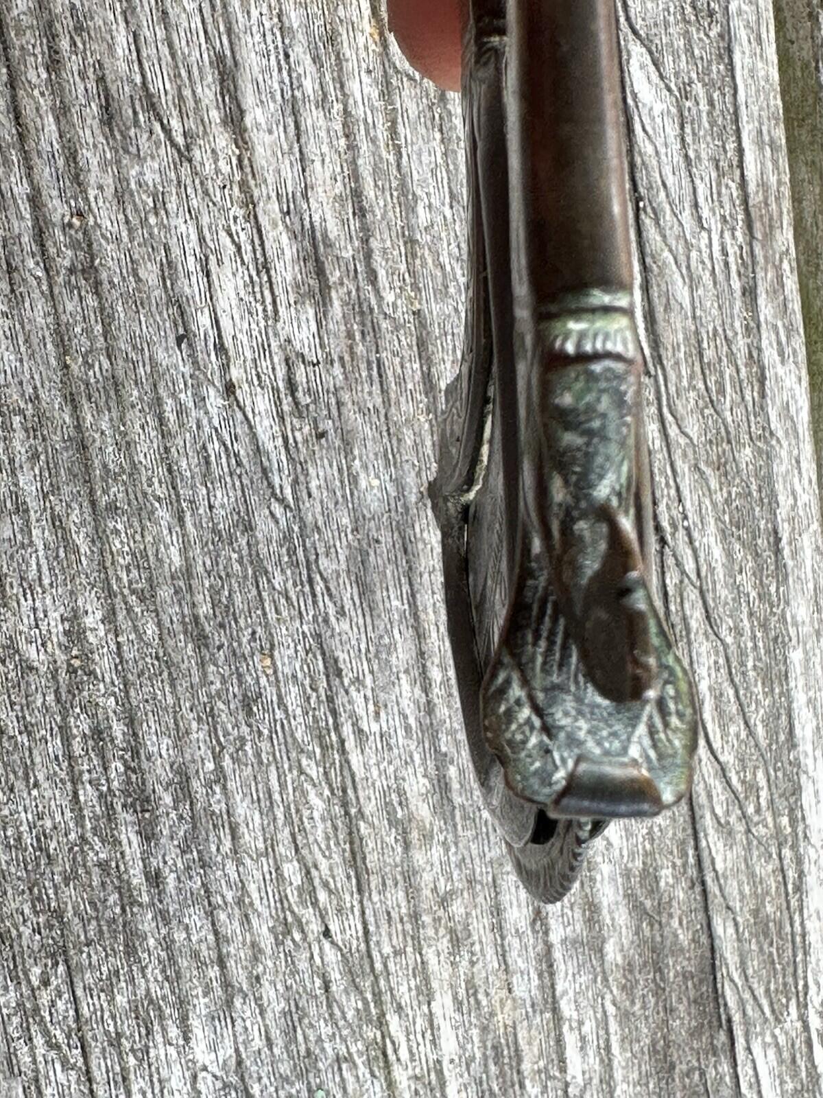 Kacip Betel Nut Cutter Sarota  19th C Decorated Bird Design Antique