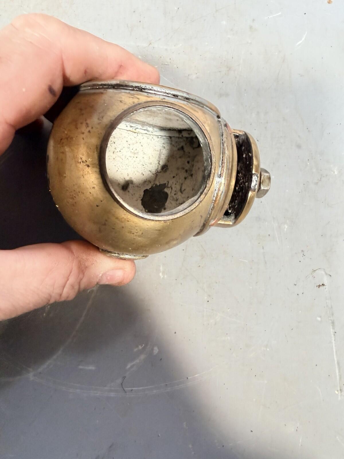 Rear Divers Helmet Lights For Pre War Car To Restore Side Light Bullseye Rare