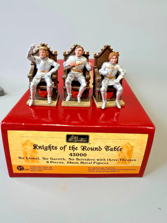 W Britains Knights of The Round Table 1:32 #4300 sir Lionel, Gareth, Belvidere