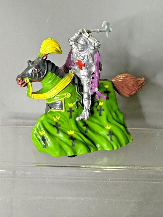 Vintage Britains Deetail - Knights of the Sword HORSE PULL BACK ACTION working