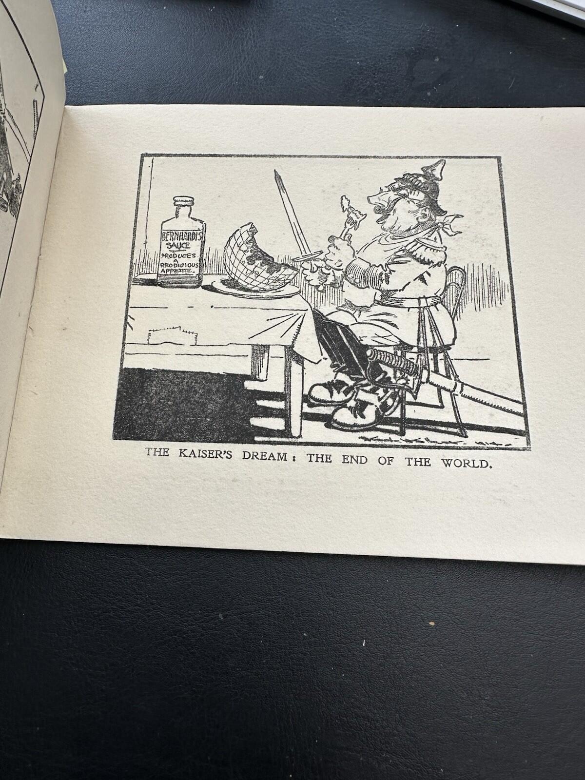 Daily Graphic Special War Cartoons Great WWI 1915 Booklet 23 Cartoons
