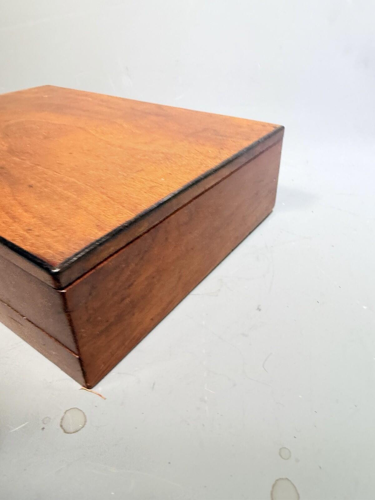 Reeves & Son Cheapside Mahogany Artist Paint Box Victorian Upcycle Early 20th C