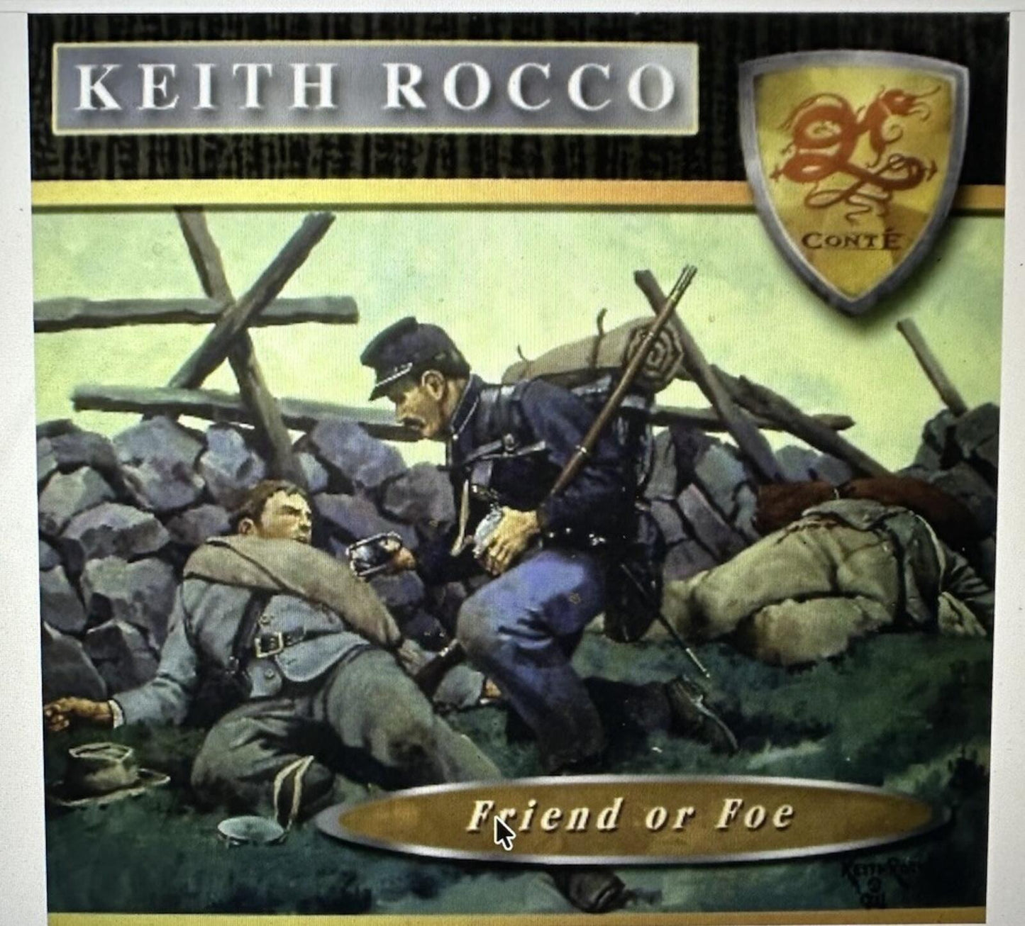 ACW CONTE COLLECTABLES ACW #ROC006 Keith Rocco FRIEND OR FOE 3 piece set ltd ed