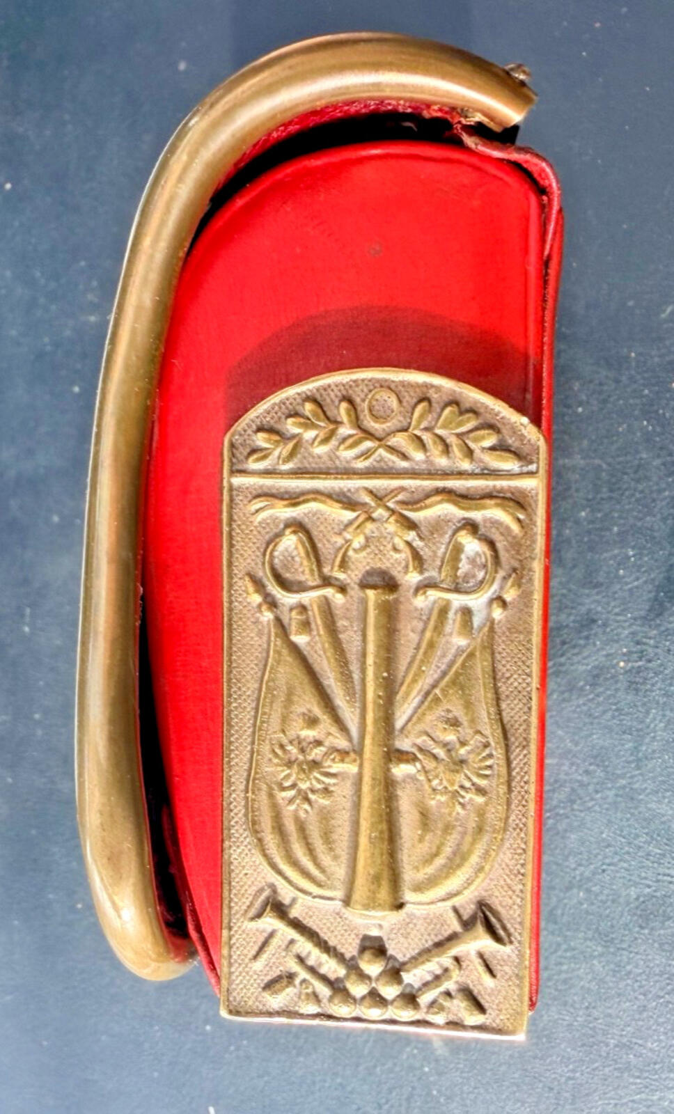 Austrian cavalry officers cartouche bag Austro-Hungarian 19th century