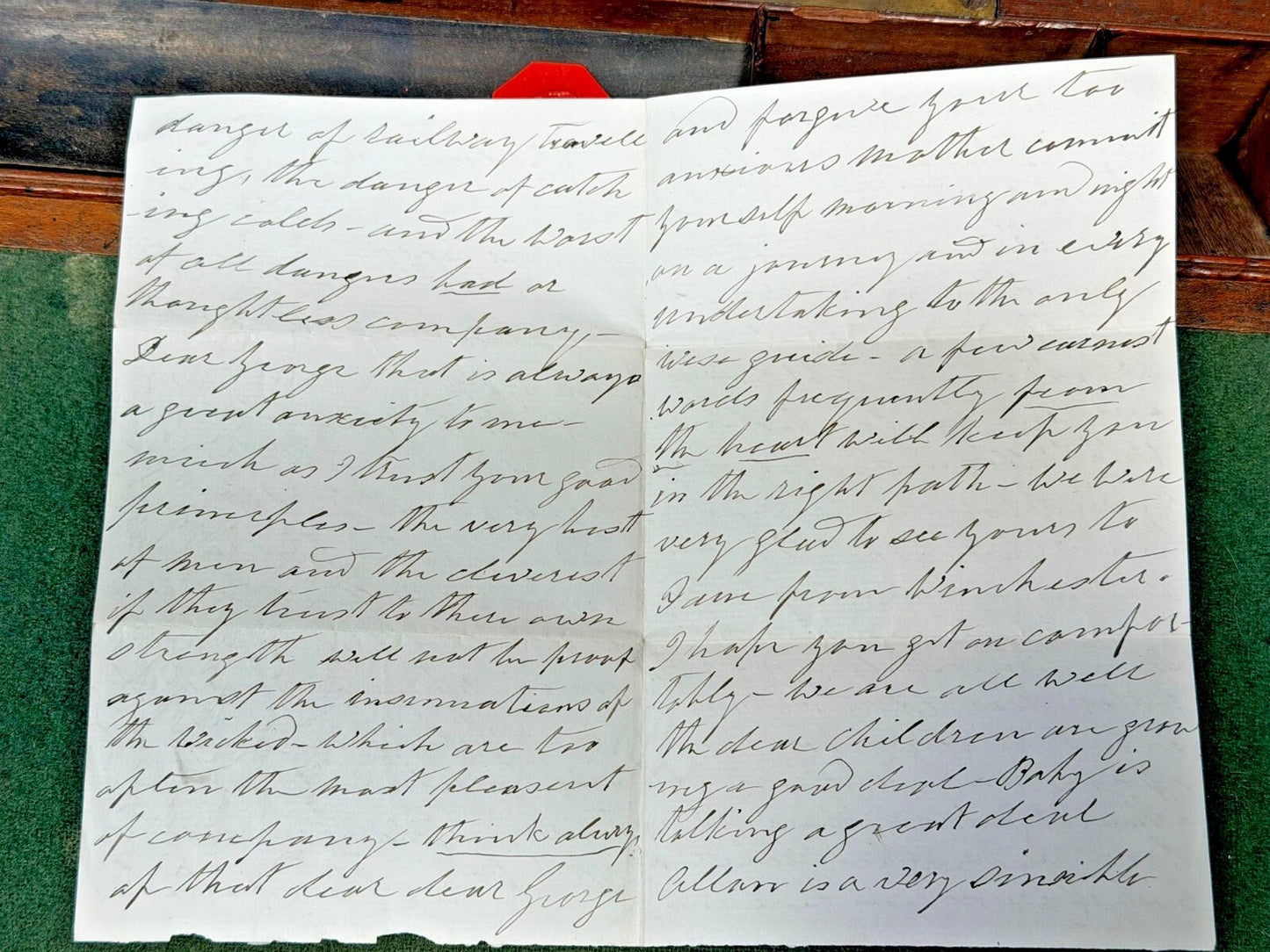 Georgian Campaign Writing Box Cruickshank Royal Navy Surgeon Letters Archive Lot