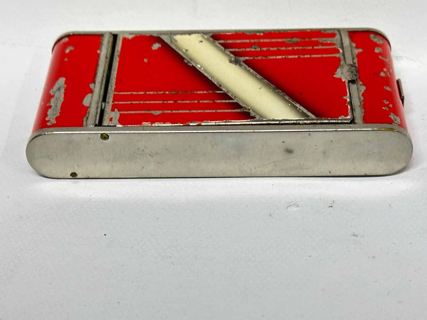 Cigarette Case compact with Lipstick Holder Art Deco