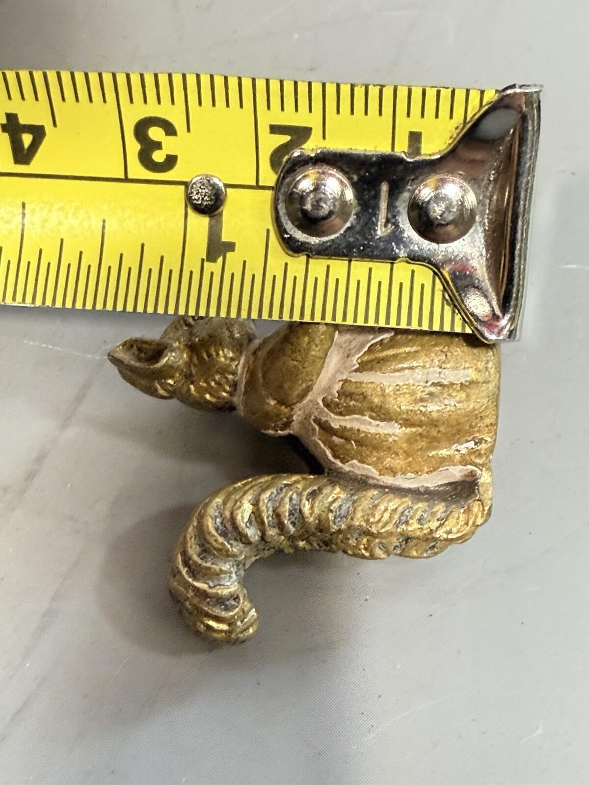 Goody Tiptoes Miniature Cold Painted Bronze Figure - Unsigned - Beatrix Potter