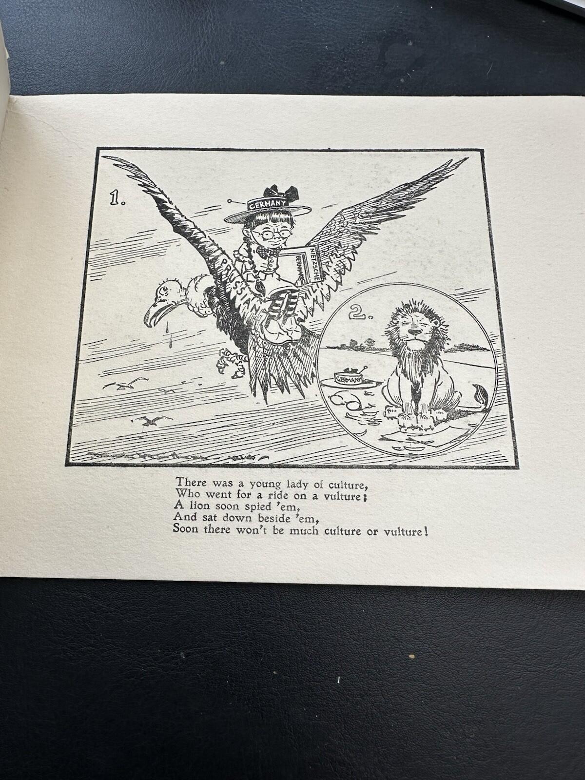 Daily Graphic Special War Cartoons Great WWI 1915 Booklet 23 Cartoons