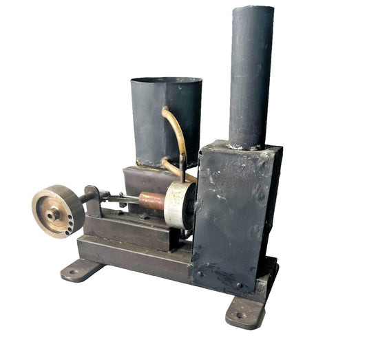 HOT AIR STIRLING Like LIVE STEAM horizontal engine hand made used